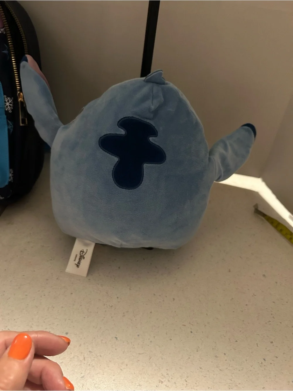 Kids Blue Stitch Mini Backpack with Disney Squishes